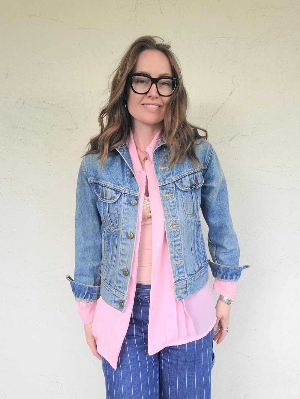 The LEE Riders Vintage 80s Denim Jacket S/M - Picture 8 of 16